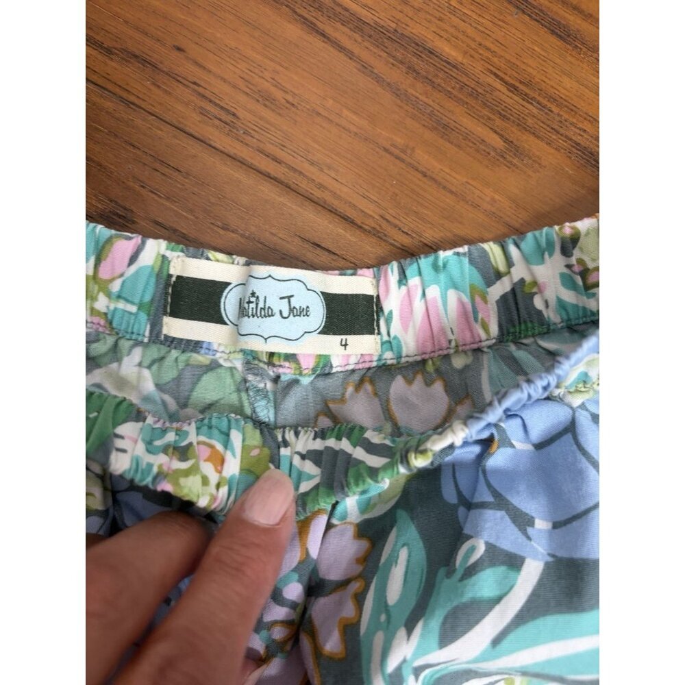 Matilda Jane MATCHING Robin Ruffles House of Clouds Pull On Ruffle Pants 4/6 - Picture 4 of 6